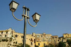 detalhes do a cidade do tropea dentro puglia Itália foto