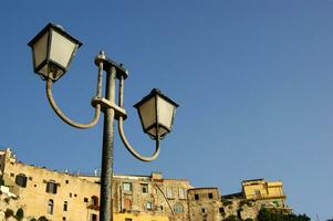 detalhes do a cidade do tropea dentro puglia Itália foto