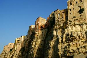 detalhes do a cidade do tropea dentro puglia Itália foto