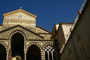 a Igreja dentro amalfi Nápoles Itália foto