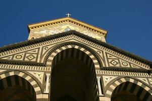 a Igreja dentro amalfi Nápoles Itália foto