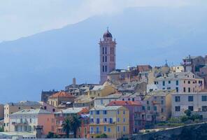 fotográfico Visão do a cidade do Bastia França foto