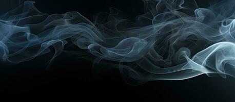 nebuloso natural padronizar em Preto fundo semelhante a abstrato fumaça foto