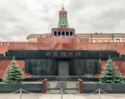 Mausoléu de Lenin na Praça Vermelha de Moscou foto