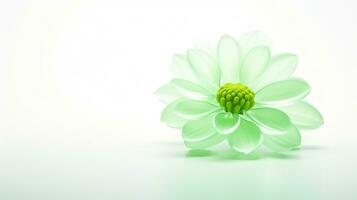 foto do lindo crisopse flor isolado em branco fundo. generativo ai