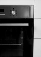 moderno inoxidável cozinha forno foto