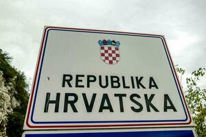 placa este diz república hrvatska foto