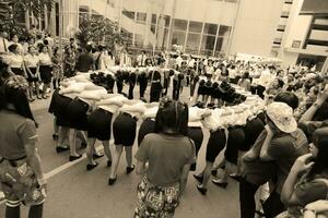 nakhonratchasima, Tailândia - agosto 11, 2015 atividade graduado público saúde grupo dentro Tailândia foto