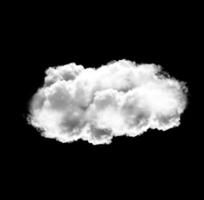 nuvem forma, 3d nuvem ilustração foto
