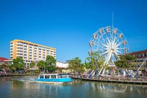 a cidade velha em melaka na malásia foto