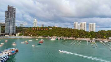 aéreo Visão do Pattaya , Tailândia foto