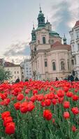 lindo Visão do a cidade Praga foto