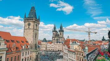 lindo Visão do a cidade Praga foto