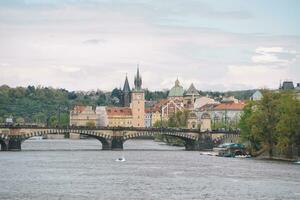 lindo Visão do a cidade Praga foto