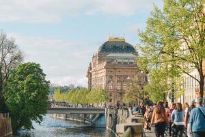 lindo Visão do a cidade Praga foto