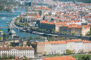 lindo Visão do a cidade Praga foto