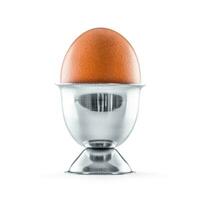 solteiro ovo dentro ovo copo isolado em branco fundo foto