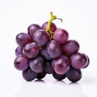 fresco uvas isolado foto