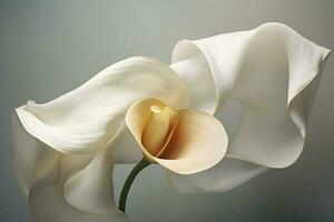 Casamento branco beleza natureza calla flora fragilidade puro flor lírio Flor plantar foto