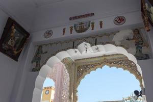 templo rani sati em jhunjhunu em rajasthan, Índia foto