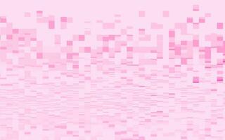 abstrato Rosa cor fundo com retângulo padronizar. 3d render ilustração. foto