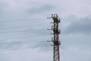 torre de transmissão de energia elétrica foto