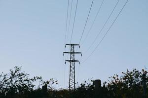 torre de transmissão de energia elétrica foto