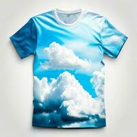 livre foto camisa brincar conceito com avião roupas colorida Camisetas brincar com cópia de espaço gerar ai