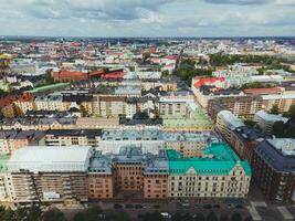 Visualizações do helsinque, Finlândia de zangão foto