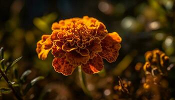 vibrante amarelo flor flores dentro a Prado, exibindo natural beleza gerado de ai foto