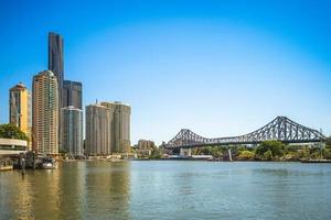 horizonte de Brisbane em Queensland, Austrália foto