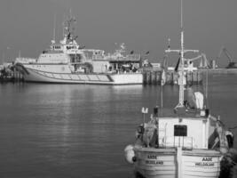 a ilha do helgolândia dentro a norte mar foto