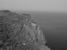 ilha de helgoland no mar do norte foto