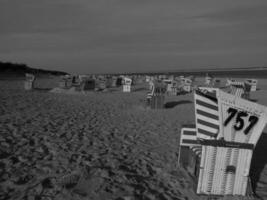 verão Tempo às a alemão norte mar foto