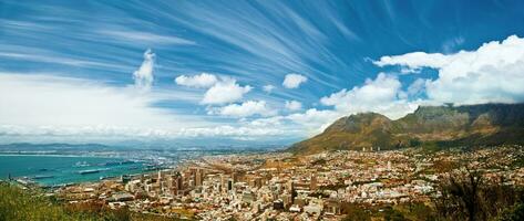 costeiro cidade panorama foto