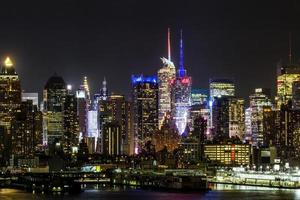 horizonte de midtown manhattan nova york 2017 foto