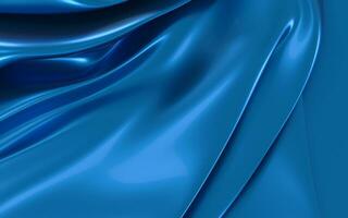 fluindo roupas com azul fundo, 3d Renderização. foto