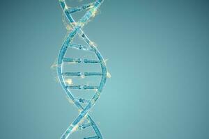 dna e cromossomos, genes e herança,3d Renderização. foto
