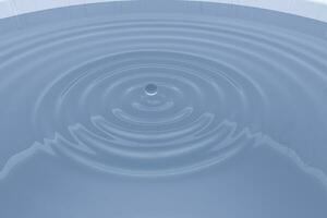 transparente onda líquido ondulações de fluido simulação, 3d Renderização foto