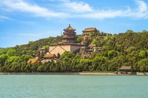 colina da longevidade no palácio de verão em pequim, china foto