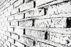 texturas de parede de tijolo branco e cinza foto