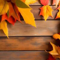 outono laranja, folhas outono aleatória fundo, folha abstrato elemento ao ar livre foto
