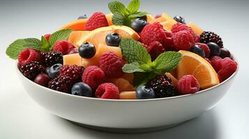 fresco e doce fruta salada foto