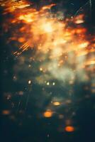 real filme faixa textura apresentando queimar luz vazamentos criando a abstrato fundo foto