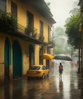 chuva dentro Brasil foto