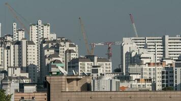 arranha-céus apartamento blocos dentro Seul, sul Coréia foto