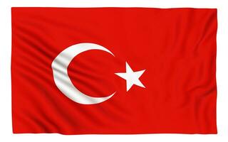 bandeira da turquia foto