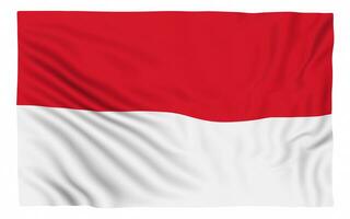 bandeira da indonésia foto