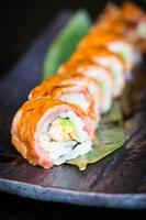 Sushi de carne matsusaka e wagyu foto
