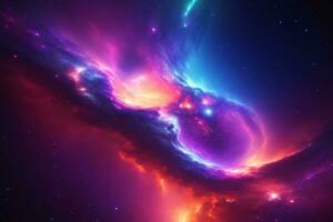 galáxia espaço textura fundo, espaço textura fundo, colorida espaço fundo, galáxia fundo, ai generativo foto